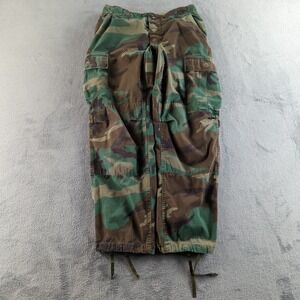 Vintage 90s US Military Pants Mens Small Short Woodland Camo BDU Combat Cargo